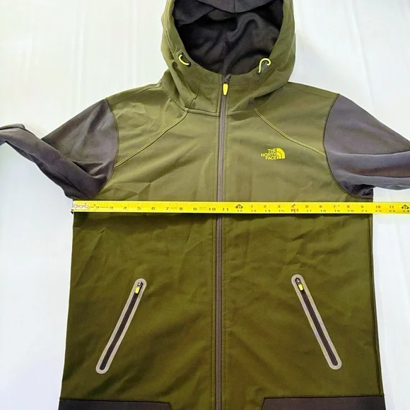 The North Face Mens Rain Jacket, Size M, Dark Army Green - Picture 6 of 11